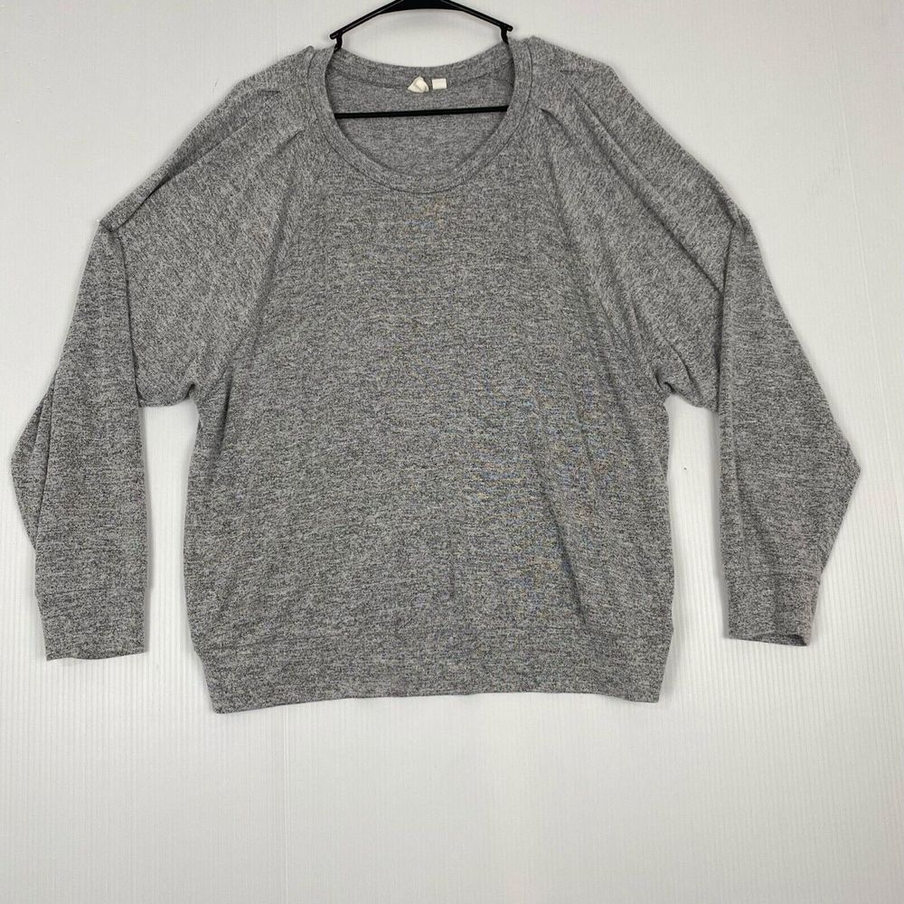 GAP Size Large Women's Gray Sweatshirt Pullover‎ Crewneck Long Sleeve Casual